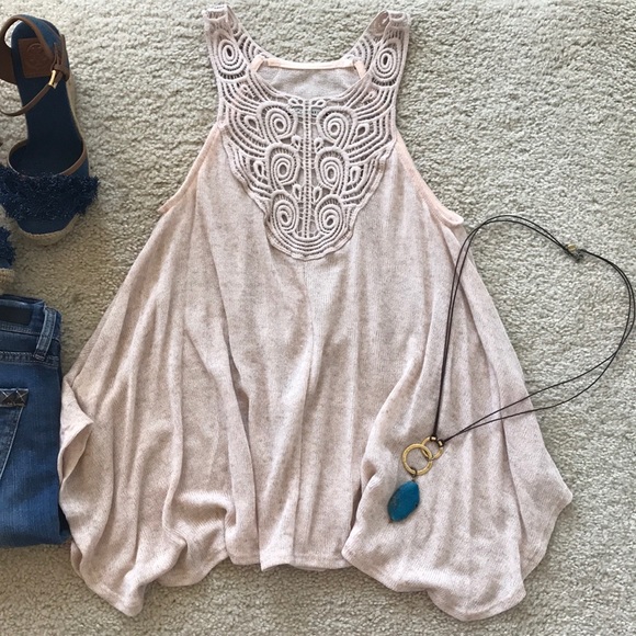 ❤️1 LARGE❤️Crochet Back Tank - Picture 5 of 6